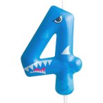 Chenquansarl - bougie d'anniversaire pour 4e anniversaire - numro 4 - dcoration de gteau - fournitures ...