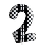 Chenquansarl - bougie d'anniversaire en forme de chiffre 2 - fournitures de fête d'anniversaire - noir ... Chenquansarl - bougie d'anniversaire en forme de chiffre 2 - fournitures de fête d'anniversaire - noir ...