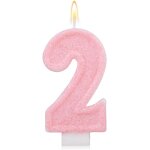 Chenquansarl - bougies d'anniversaire en forme chiffres roses, gâteau romantique bougies roses forme ... Chenquansarl - bougies d'anniversaire en forme chiffres roses, gâteau romantique bougies roses forme ...