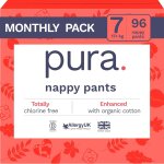 Chenquansarl - culottes eco - taille 7 (17kg + ), 6 x 16 culottes (96 au total), culottes jetables pour ...