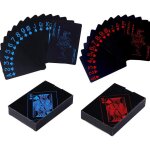 Chenquansarl - jeu de carte 54 betoy 2pcs jeu de cartes de poker impermable plastique outil de tours ...
