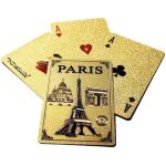 Chenquansarl - jeux de cartes poker - etanches en plastique d'ore paris nouveaut jeu de cartes 54, ...