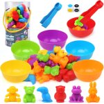 Chenquansarl - jeux montessori 2 3 4 5 ans, jouets pour comptage et tri numéros compter les jouet avec ... Chenquansarl - jeux montessori 2 3 4 5 ans, jouets pour comptage et tri numéros compter les jouet avec ...