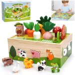 Chenquansarl - jeux montessori, jouet enfant 1 - 3 ans garon fille, jouet en bois, reconnatre animaux ...