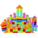 Chenquansarl - jouet en bois construction enfant 12 mois et plus - blocs de construction multicolore ...