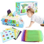Chenquansarl - jouet de bote a mouchoirs pour bb de 6 a 12 mois, jouet sensoriel pour bb bote a ...