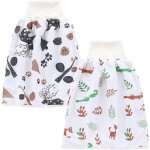 Chenquansarl - jupe de couche enfant couches - culottes anti - fuite bébé, lot de 2 Chenquansarl - jupe de couche enfant couches - culottes anti - fuite bébé, lot de 2