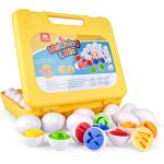 Chenquansarl - lettres oeufs correspondants 26 pcs abc alphabet couleur reconnaissance trieur puzzle ...
