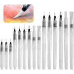 Chenquansarl - pinceaux pour rservoir d'eau, 15 pices stylo de peinture a l'eau rechargeables pinceaux ...