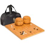 Chenquansarl - plateau de jeu de go recto - verso en bambou 2 cm 19 x 19 / 13 x 13 avec pierres convexes ... Chenquansarl - plateau de jeu de go recto - verso en bambou 2 cm 19 x 19 / 13 x 13 avec pierres convexes ...