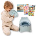 Chenquansarl - pot bebe toilette magique - apprentis amusant avec stickers, autocollant thermique et ...