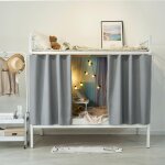 Chenquansarl - rideaux occultants pour lit superpos en bas de cabine, rideau de tente de lit simple, ...