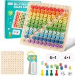Chenquansarl - tables de multiplication, table multiplication montessori, jeux de plateau table de multiplicat ...