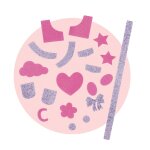 Ma chrie cration mcc 2 jeux de dcochic / rose