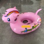 Le cheval arc - en - ciel bague de natation, boue piscine gonflable pour enfants, bb sige de piscine, ...