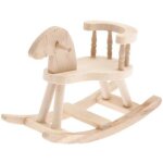 Cheval a bascule miniature pour enfant lutin (8. 5x7x4cm) - rico design bois
