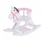 Cheval a bascule miniature pour maison de poupe