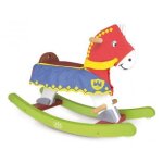 Cheval bascule perceval avec tunique en tissu