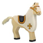 Cheval de course blanc