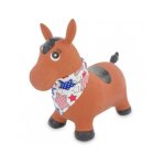 Cheval sauteur marron