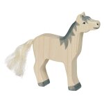 Cheval t�te haute crini�re grise
