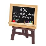 Chevalet de maison de poupe et planche a dessin, bricolage artisanal, jouet pour filles, 1 / 12