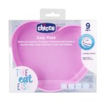 Chicco - assiette coeur en silicone avec ventouse - rose - 9m + Chicco - assiette coeur en silicone avec ventouse - rose - 9m +