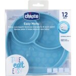 Chicco - plat a compartiment en silicone avec ventouse - bleu - 12m + Chicco - plat a compartiment en silicone avec ventouse - bleu - 12m +