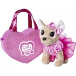 Chichi love - plush dog with heart - shaped bag (23 cm) (105890055)