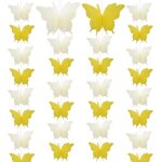 Chicslick - lot de 4 grandes guirlandes de papillons en papier a suspendre pour halloween, fête d'anniversaire ... Chicslick - lot de 4 grandes guirlandes de papillons en papier a suspendre pour halloween, fête d'anniversaire ...