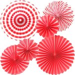 Chicslick - lot de 6 eventails en papier a suspendre avec eventails en papier colorés, arc - en - ciel ... Chicslick - lot de 6 eventails en papier a suspendre avec eventails en papier colorés, arc - en - ciel ...