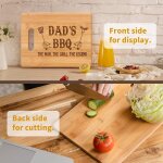Chicslick - cadeaux pour papa, cadeau d'anniversaire pour papa, planche a dcouper crative, cadeaux ...