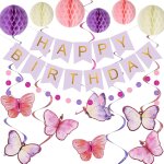 Chicslick - décorations d'anniversaire violettes d'anniversaire fête suspension papillon papier a suspendre ... Chicslick - décorations d'anniversaire violettes d'anniversaire fête suspension papillon papier a suspendre ...