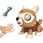 Chien de compagnie electronique bricolage avec os, jouets interactifs pour filles et gar�ons ag�s de ...