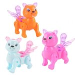 Chien ecureuil animal amusant, eclairage musical avec laisse, poup�e de marche, jouet pour enfants, cadeau, ...