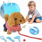Chien jouet enfant, chien electronique peluche interactive, marche, aboie et remue sa queue, jouet chien ... Chien jouet enfant, chien electronique peluche interactive, marche, aboie et remue sa queue, jouet chien ...