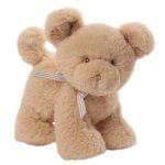 Chien en peluche beige gund 18 cm