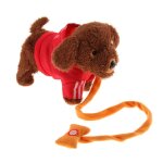 Chien en peluche electronique adorable, chiot en peluche qui aboie Chien en peluche electronique adorable, chiot en peluche qui aboie