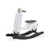 Childhome scooter a bascule mdf noir blanc