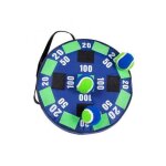 Cible gonflable velcro 36 cm avec 3 balles scratch auto agrippante - jeu d'adresse et tir enfant - set ...