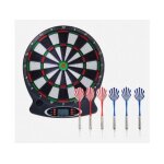 Cible jeu de flechettes electronique 18 jeux, 159 variantes - 8 joueurs - dimensions 37, 8 x 43 cm