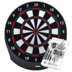 Cible jeu de flechettes electronique granboard dash vert + flechettes