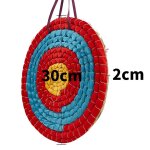 Cible de paille ronde durable pour la pratique du tir à l'arc, fléchettes de bain, arc pour enfants, ... Cible de paille ronde durable pour la pratique du tir à l'arc, fléchettes de bain, arc pour enfants, ...