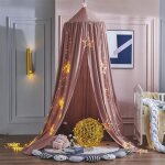 Ciel de lit pour bébé enfants, moustiquaire ronde rideau baldaquin dôme princesse tente de lit, dressing ... Ciel de lit pour bébé enfants, moustiquaire ronde rideau baldaquin dôme princesse tente de lit, dressing ...