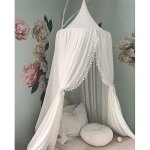 Ciel de lit pour enfant, d�coration de chambre d'enfant, moustiquaire en coton en forme de d�me, tentes ...