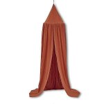 Ciel de lit pour enfants, dme rond, dcoration de chambre d'enfants, moustiquaire en coton, tente de ...