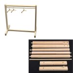 Cintre en bois pour vtements de poupe, accessoires de meubles, maison de poupe, jouets de jeu de rle, ...