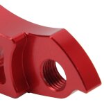 Cintre de dérailleur arrière de vélo, crochet de queue en aluminium, extension, accessoire de vélo rouge ... Cintre de dérailleur arrière de vélo, crochet de queue en aluminium, extension, accessoire de vélo rouge ...