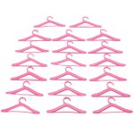 Cintres en plastique rose pour poupe barbie, accessoires pour maison de poupes, jolis porte - vtement ...
