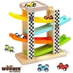 Circuit de course click clack avec * 6 * voitures - parking inclus - aucun assemblage requis